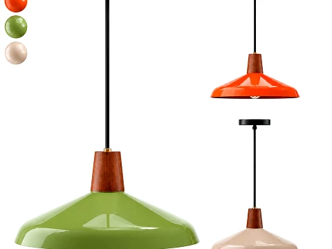 Pendant Lighting Lumiere with 4 color 3D Modell