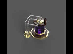 엘릭서 수집가 클래시 오브 클랜 3D 모델