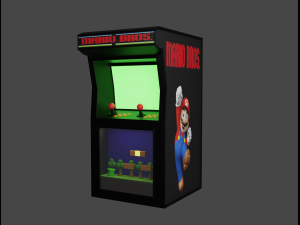 Arcade Mario Modelo 3D