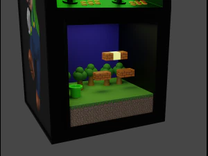 Arcade Mario 3D Model