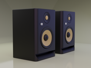 KRK ROKIT 5 speakers 3D Model