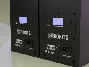 KRK ROKIT 5 speakers 3D Model