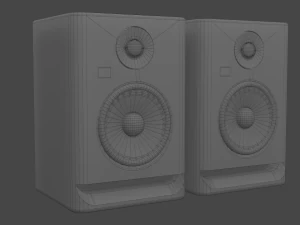 KRK ROKIT 5 speakers 3D Model