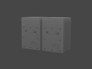 KRK ROKIT 5 speakers 3D 模型