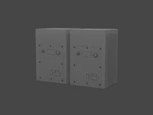 KRK ROKIT 5 speakers 3D Model