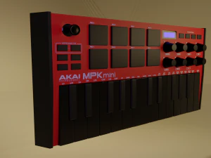 AKAI MPK MINI MK3 Controller MIDI 3D Model