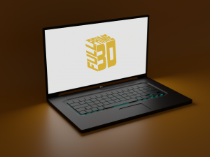 Asus TUF f15 Laptop 3D Model