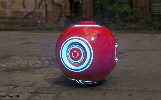 scifi drone 3D Model .c4d .max .obj .3ds .fbx .stl .blend 