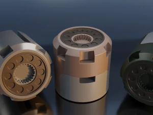 sci-fi space cylinder 3D Model