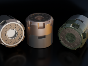 sci-fi space cylinder 3D Model