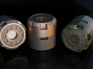 sci-fi space cylinder 3D Model