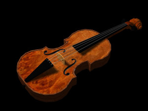 violin Modello 3D