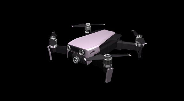 dron Model 3D .c4d .max .obj .3ds .fbx .stl .blend