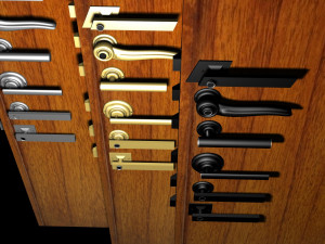door handle of doors Modelo 3D