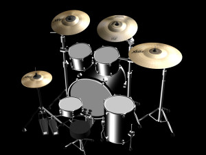 Drums 3D Model