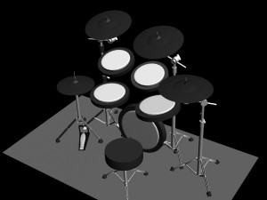 electric drums 3D Model