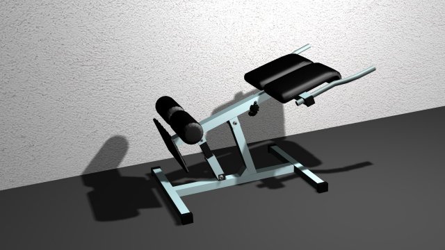 exercise equipment 3D Model .c4d .max .obj .3ds .fbx .stl .blend 
