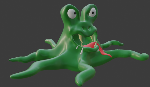 monster 3D 모델 .c4d .max .obj .3ds .fbx .stl .blend 