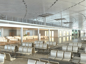 airport interior 01 3Dモデル