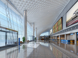 airport interior 03 Modello 3D