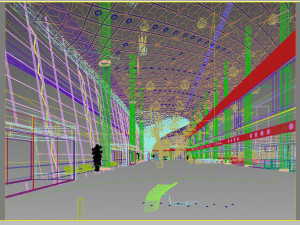 airport interior 03 Modello 3D