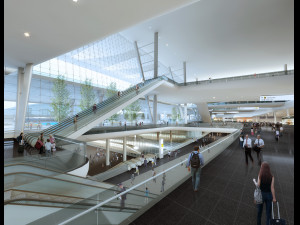 airport interior 04 3D Model
