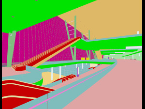 airport interior 04 3D Model