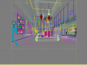 lobby 003 Modelo 3D