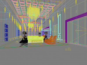lobby 006 Modelo 3D