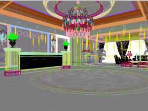 lobby 009 Modelo 3D