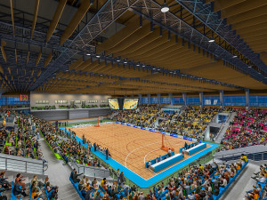 basketball gym 002 3D Model