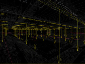 basketball gym 002 3D Model