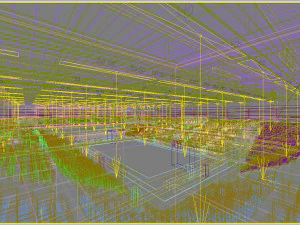 basketball gym 002 3D Model