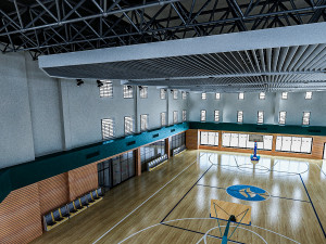basketball gym 003 Modelo 3D