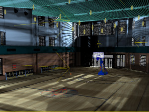 basketball gym 003 Modelo 3D