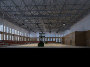 basketball gym 005 3D Model