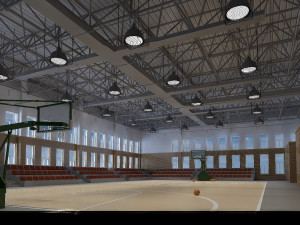 basketball gym 005 3D Model