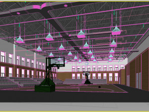 basketball gym 005 3D Model