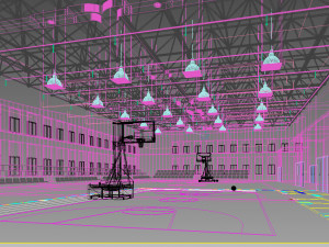 basketball gym 005 3D Model