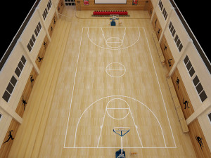 basketball gym 006 3D 모델