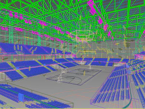basketball gym 007 3D Model
