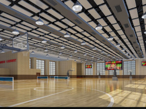 basketball gym 008 3Dモデル