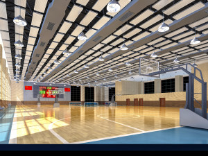 basketball gym 008 3D Model