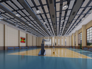 basketball gym 009 3D मॉडल