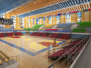 basketball gym 010 Modelo 3D