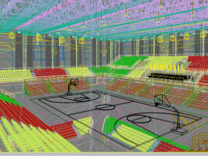 basketball gym 010 Modelo 3D