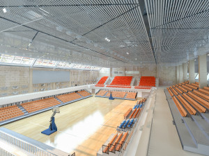 basketball gym 011 3D Model