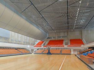 basketball gym 011 3D Model