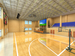 basketball gym 013 3D 모델