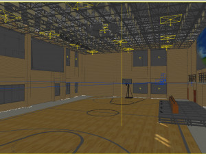 basketball gym 013 3D 모델